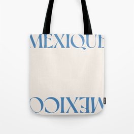 Mexico summer travel Print | Beach Holiday | Blue Mexique Tote Bag