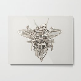 Bee Metal Print