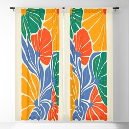 Starlight Summer: Matisse Foliage | Flower Market 002 Blackout Curtain