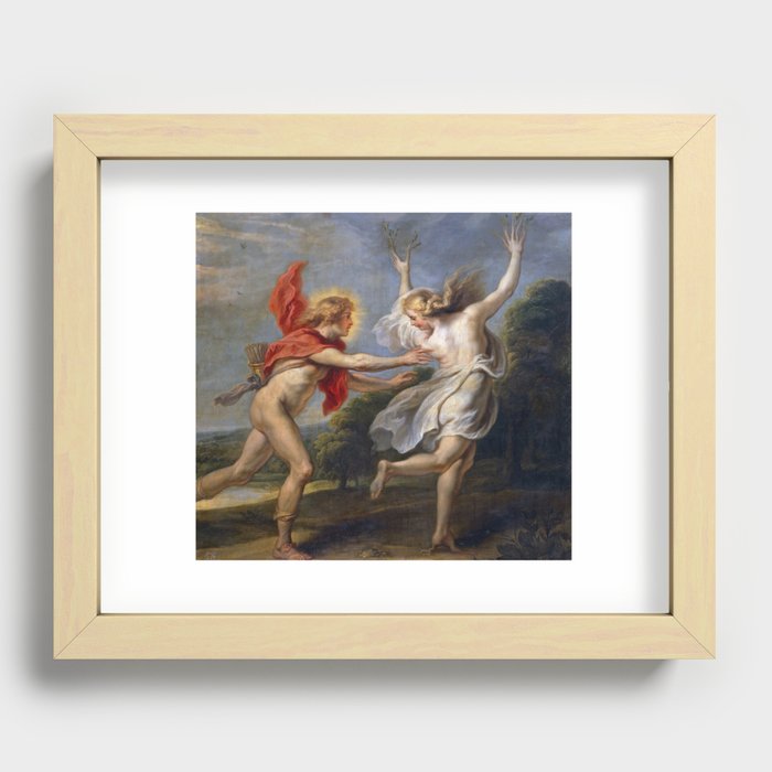 Apollo chasing Daphne Recessed Framed Print