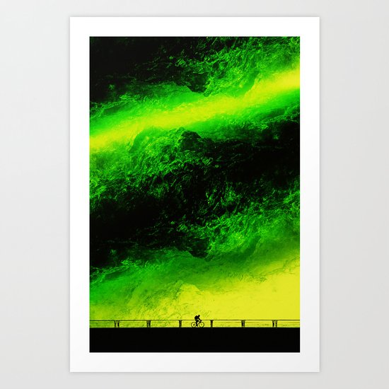 Wildfire Fixie Art Print
