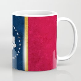 State flag of Mississippi New Magnolia In God We Trust American Flags Banner Standard Colors Coffee Mug