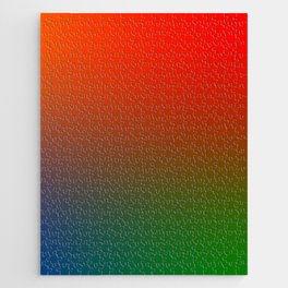 84 Rainbow Gradient Colour Palette 220506 Aura Ombre Valourine Digital Minimalist Art Jigsaw Puzzle