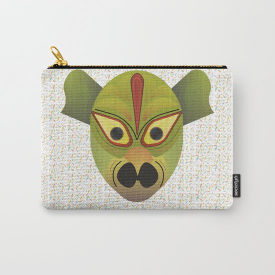Devil amphibian bird mask Carry-All Pouch