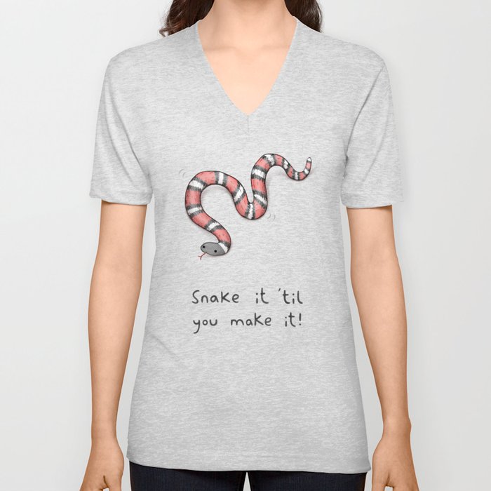 Snake It V Neck T Shirt