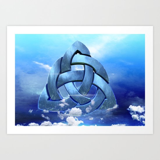 Sacred Geometry - Trinity 09 Art Print