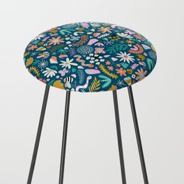 Cute Insects Kids Pattern Counter Stool
