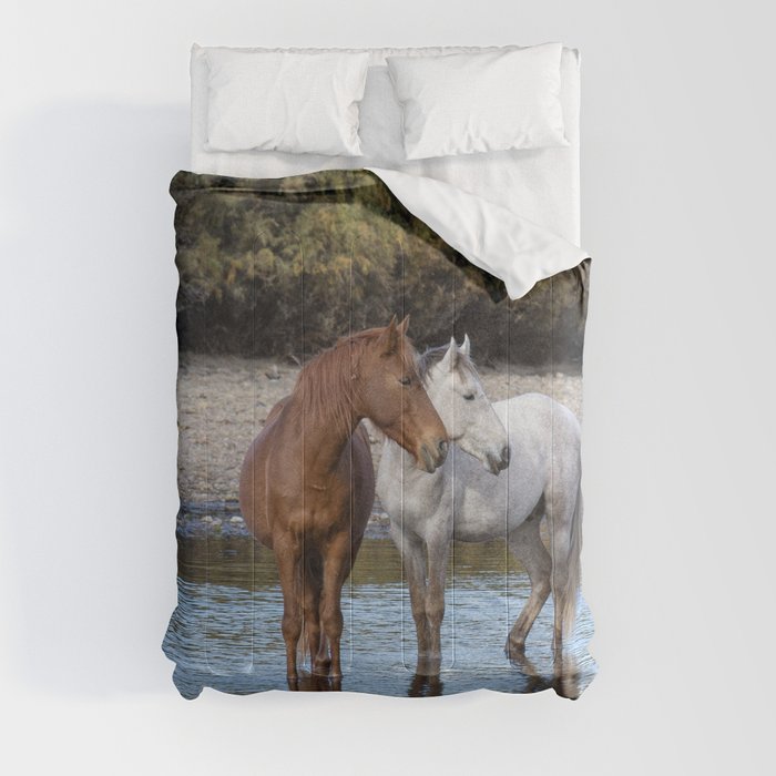 Salt River Wild Horses Comforter