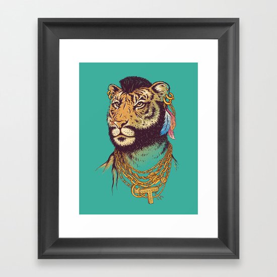 Mr. T(iger) Framed Art Print