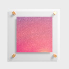 amaranth pink sunset architectural glass texture look  Floating Acrylic Print