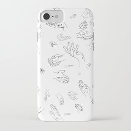 Hands of a Working Woman iPhone Case