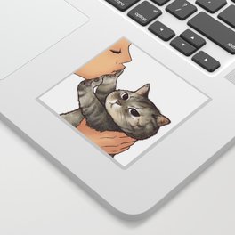 cat : hmmmmm! Sticker