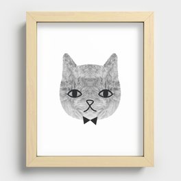 The sweetest cat Recessed Framed Print
