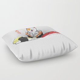 Happy Cat Sushi Floor Pillow