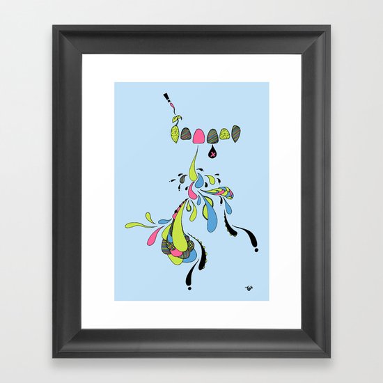 Growing Pain Framed Art Print