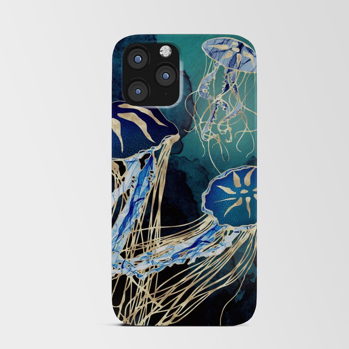 Metallic Jellyfish III iPhone Card Case