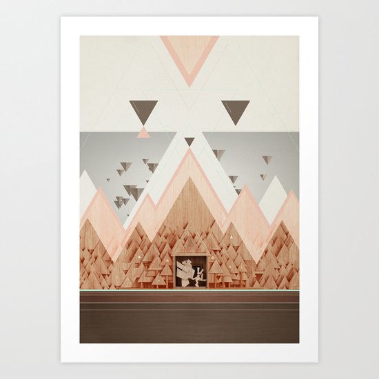 the holidays Art Print