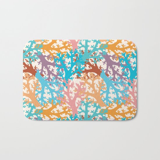 Pastel Marine Pattern 05 Bath Mat