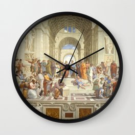 Raphael - The School of Athens Wall Clock