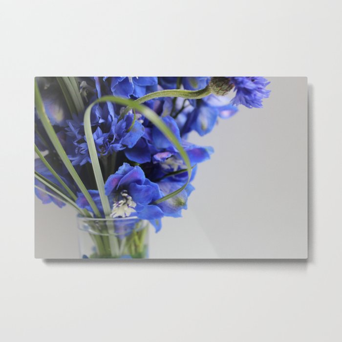 Blue flowers Metal Print