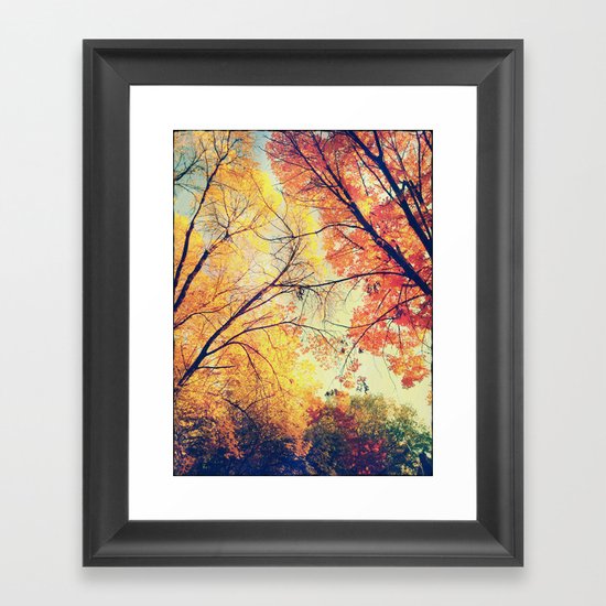 Autumn Embrace Framed Art Print