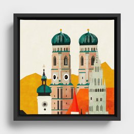 travel europe germany munich Framed Canvas