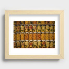 Canned fruit Recessed Framed Print