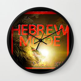 Hebrew Mode - On 01-03 Wall Clock