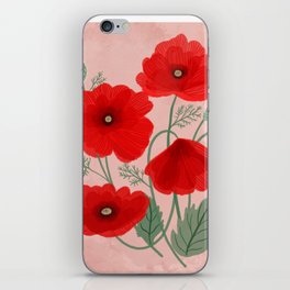 Summer Poppies iPhone Skin