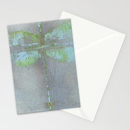 recycled wood dragonfly Stationery Card
