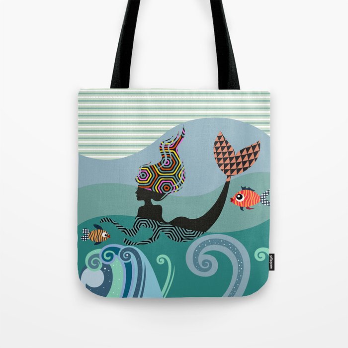 Cute Mermaid Tote Bag