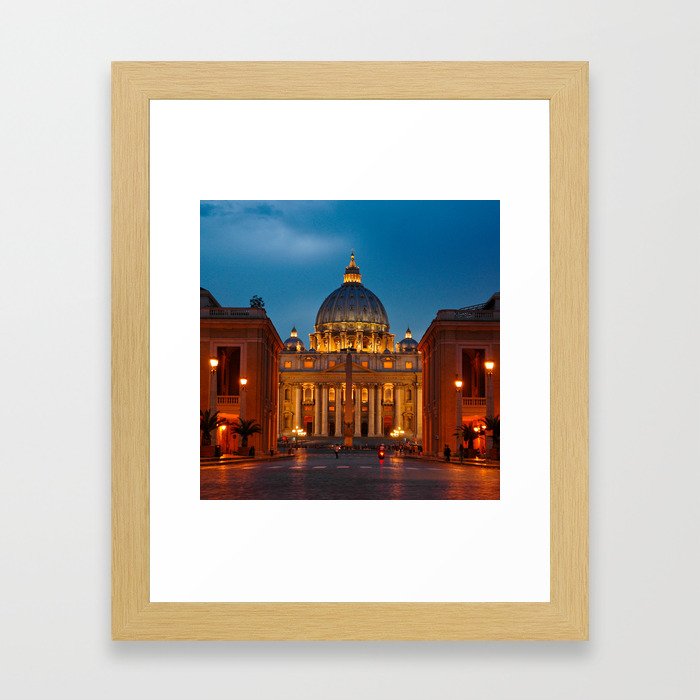 Papal Basilica of St. Peter in the Vatican Framed Art Print