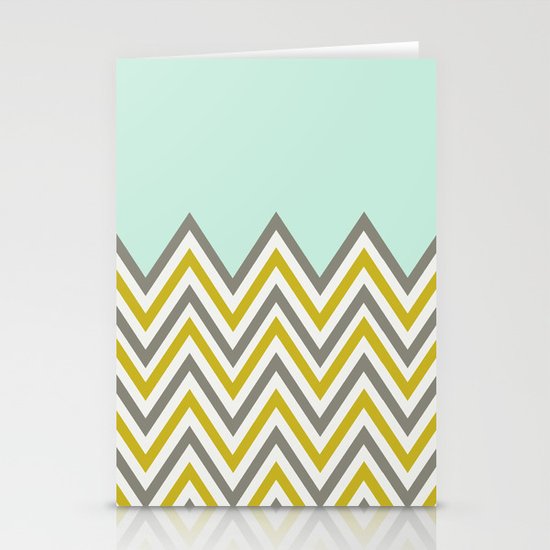 CLASSY CHEVRON Stationery Cards
