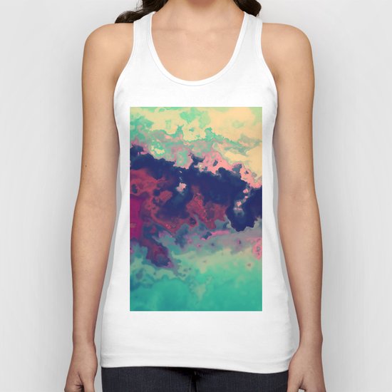 Watercolor marble Unisex Tank Top