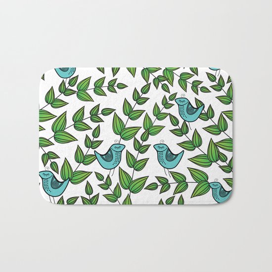 Pattern P Bath Mat