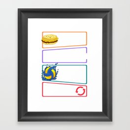 Water Polo Ball Player Cap Goal Game Framed Art Print