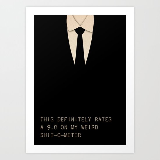 Men In Black Art Print