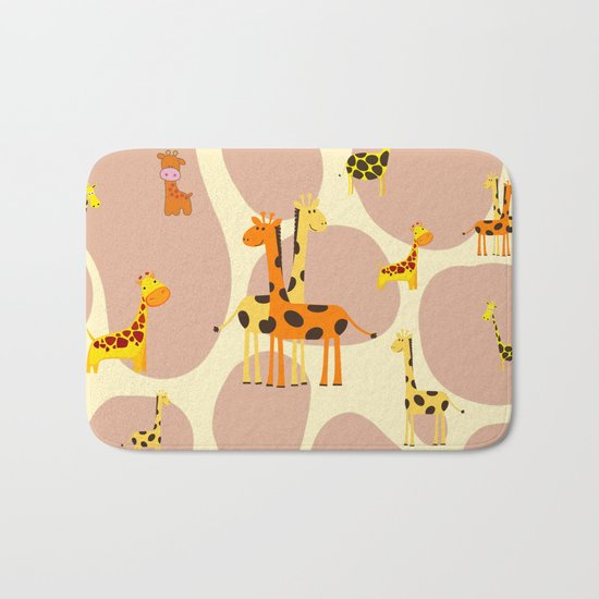 Giraffes Bath Mat