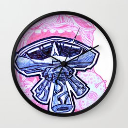 Alien Existence  Wall Clock