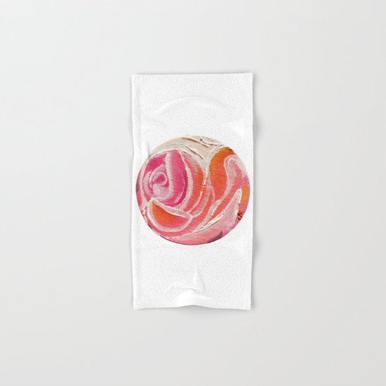 Sunday Plum Roses Hand & Bath Towel