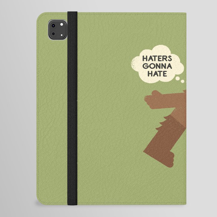 Bigfoot Has So Many Haters iPad Folio Case