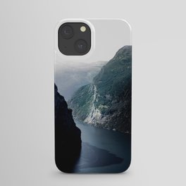 Nordic Fjord Landscape iPhone Case