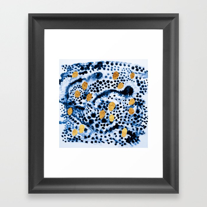 Pattern Play  Blue  Gold