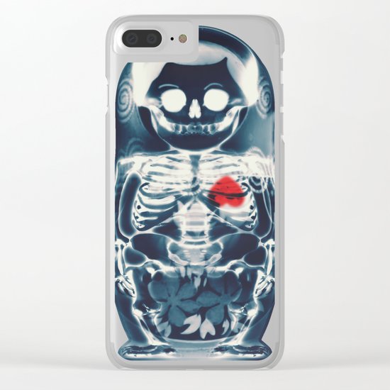 Nesting Doll X-Ray Clear iPhone Case
