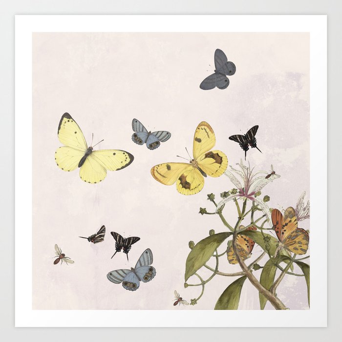 Let us dance in the sun- butterflies  Art Print