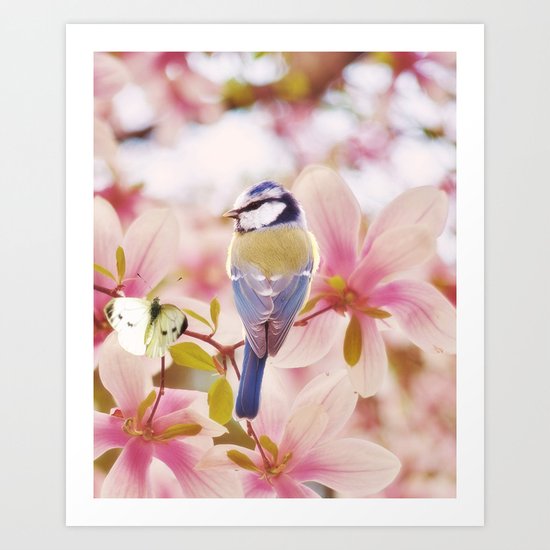 Blossom Buddies Art Print