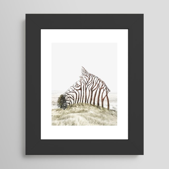 Society6 ケース Zebra by N Design Zebra Tree Illusion Art Print by Luisa Azevedo | Society6