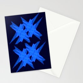 Blue Crystals Stationery Cards