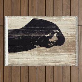 Edvard Munch - The Kiss IV Outdoor Rug
