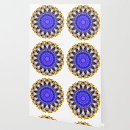 Purple Royalty Mandala - Purple And Gold Art Wallpaper